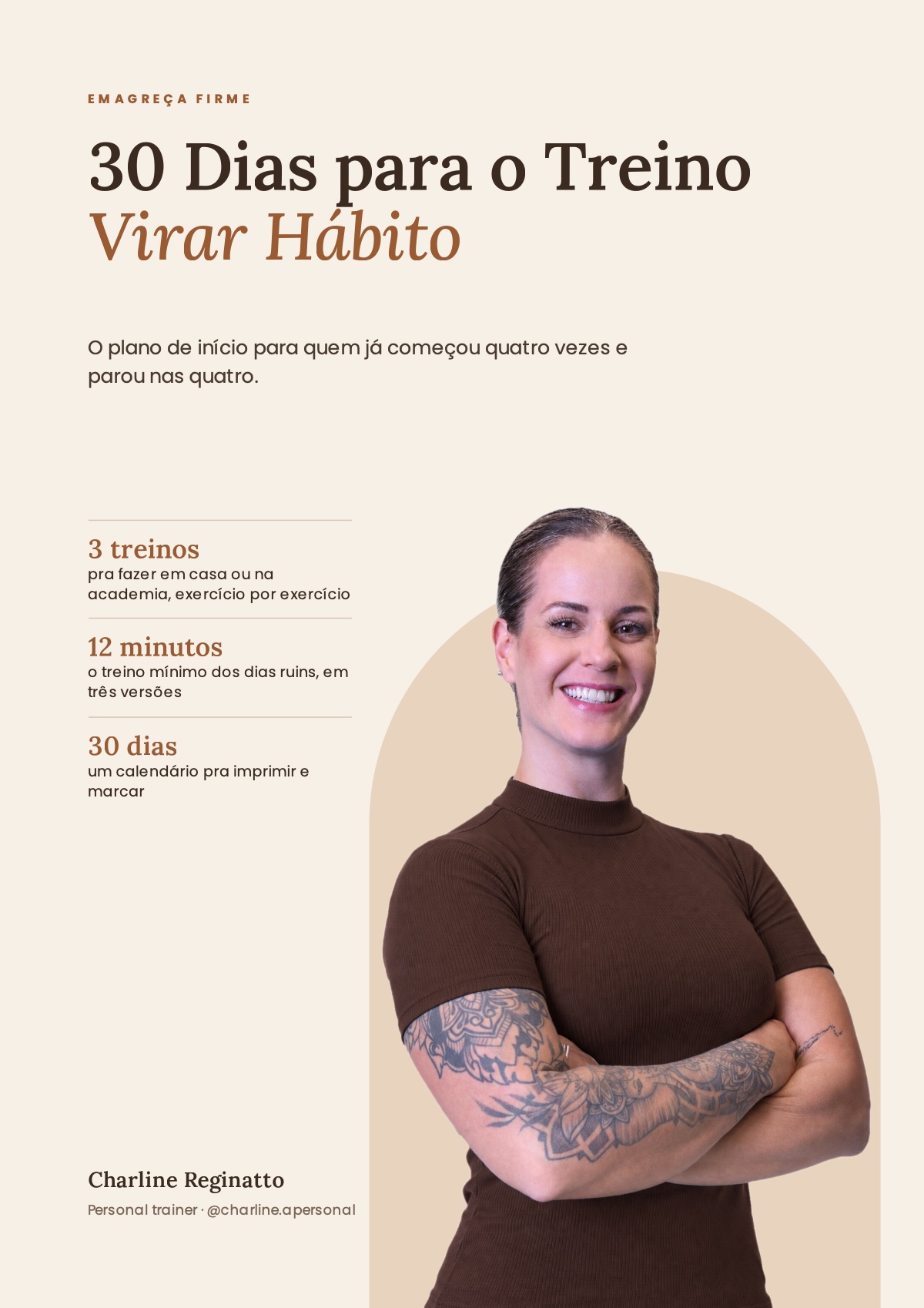 30 Dias para o Treino Virar Hábito Charline Reginatto