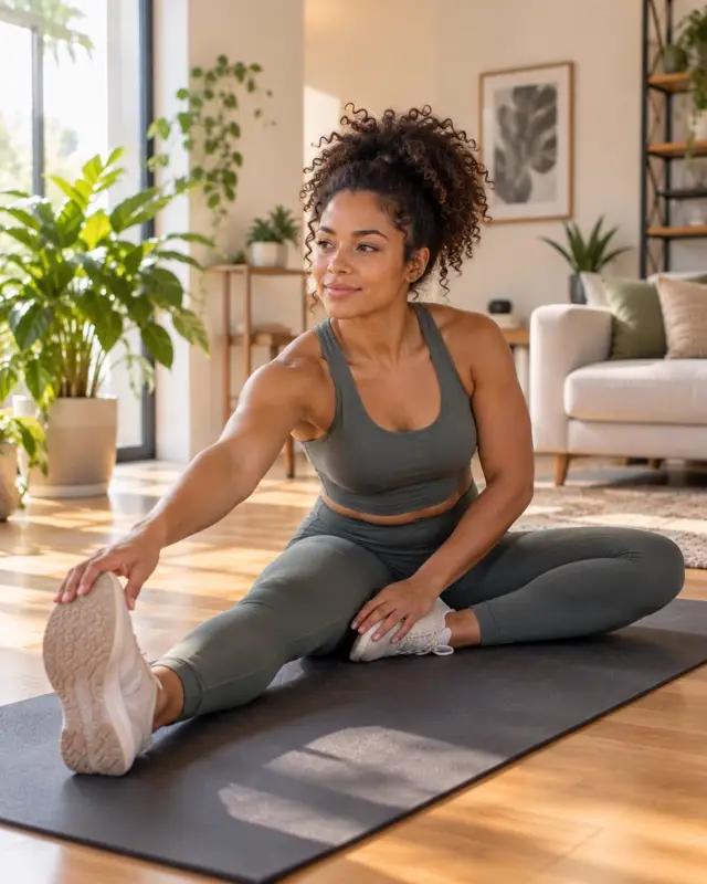 Personal trainer acompanhando a aluna no treino